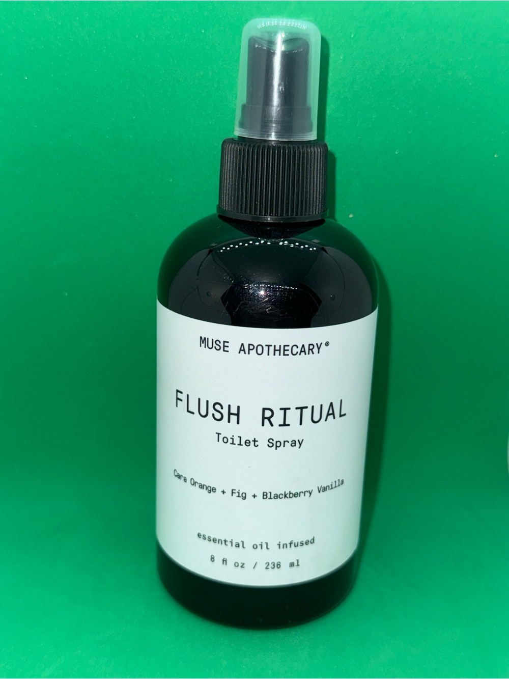 Muse Flush Ritual Toilet Spray — Black